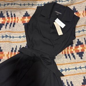 Banana Republic Black Midi Dress